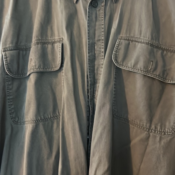 Tip top classics, men’s work shirt, well-made. Army, green colour size large. - Picture 5 of 7